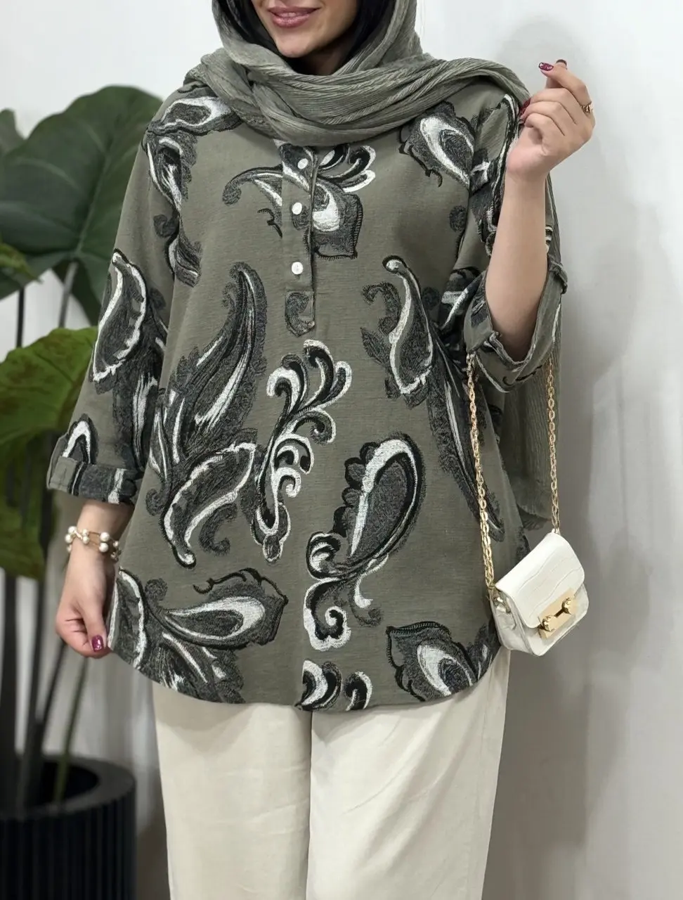 تونیک مانتویی ایتالیایی ترمه 2